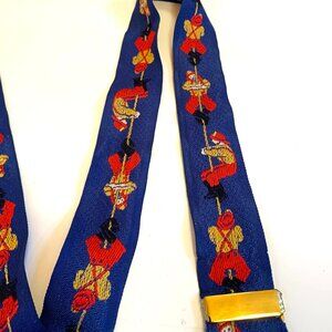 Vintage Suspenders Firemen Silk Braces